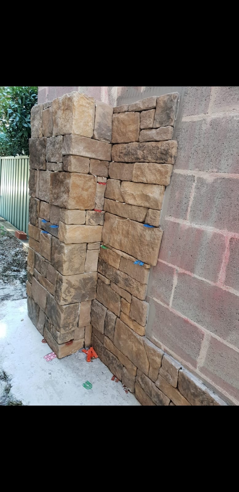 Stone Cladded Walls installed by Urbanscapes
