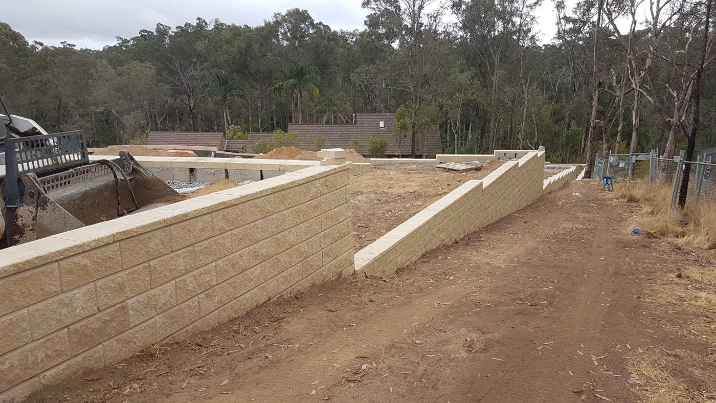 No-Fines Gravity Walls installed by Urbanscapes