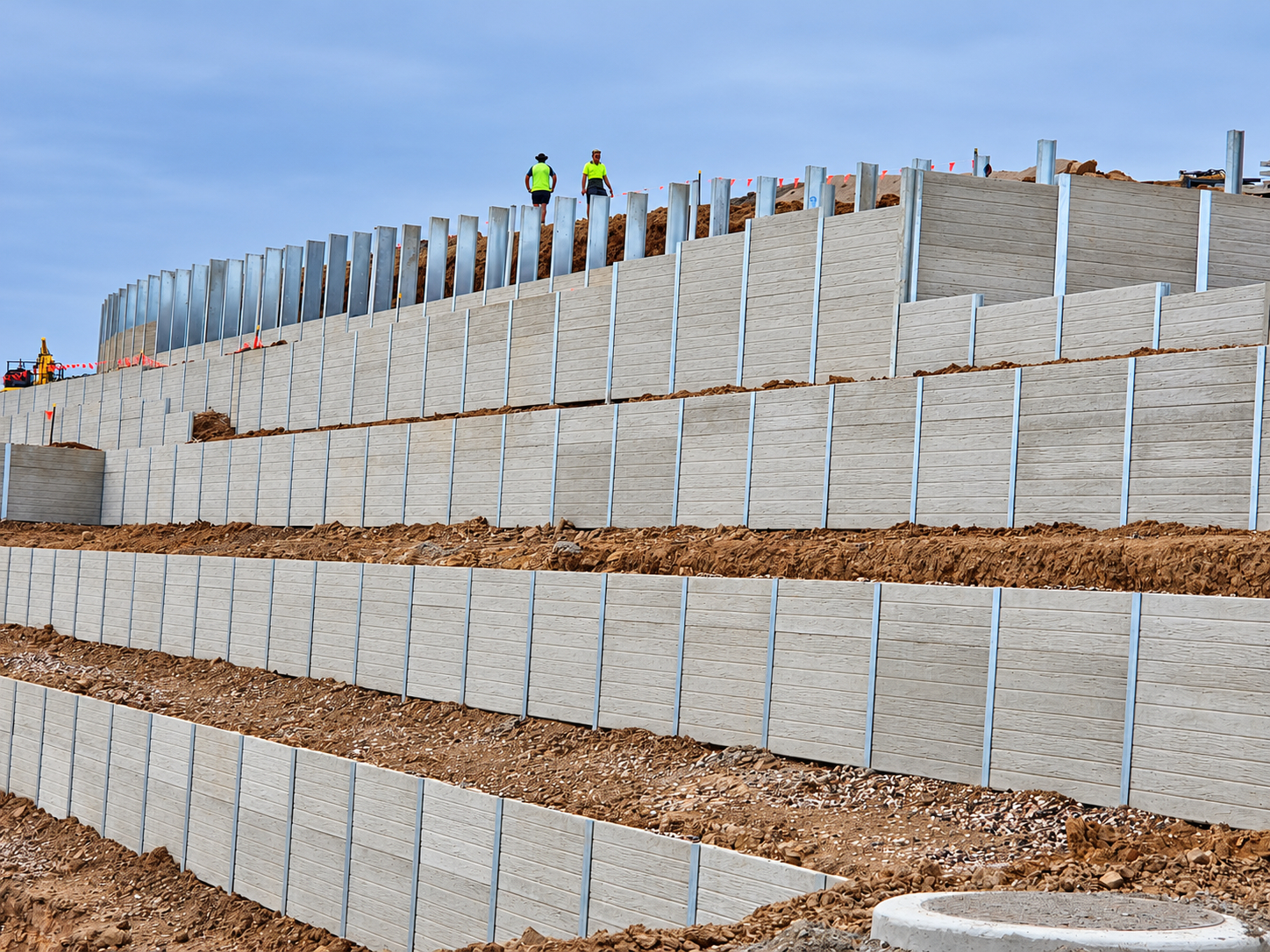Concrete Panel Retaining Walls