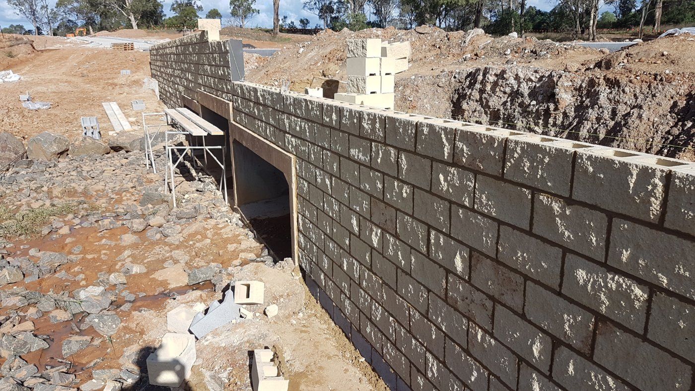 Core-Filled Block Walls installed by Urbanscapes