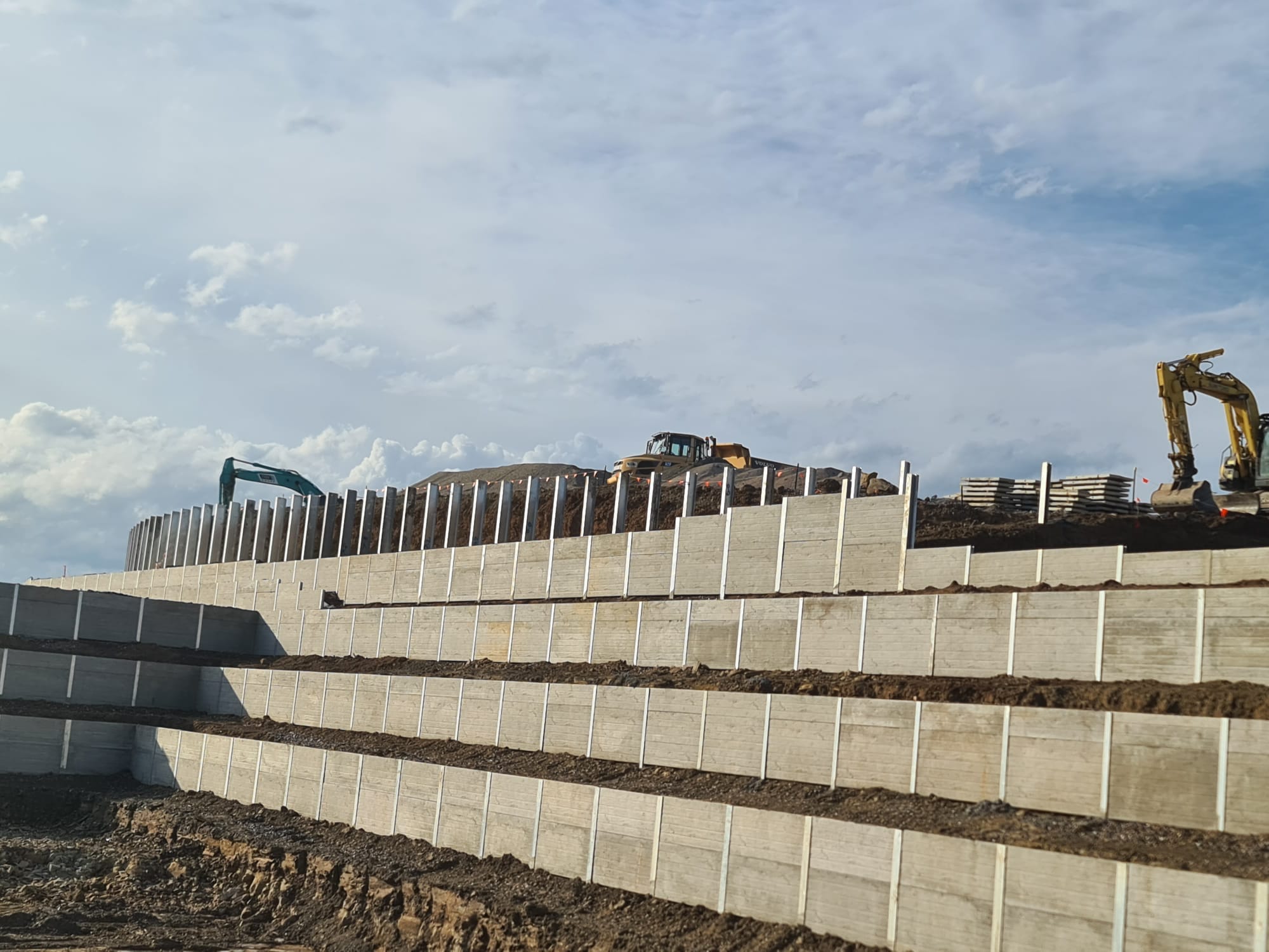 Concrete Panel Retaining Walls