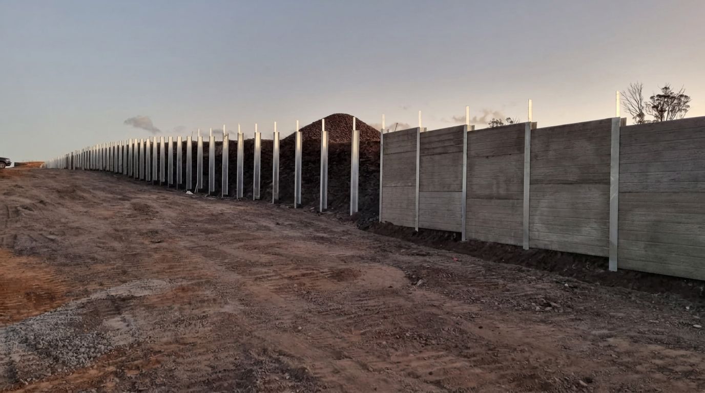 Illustrative wall construction at scale photograph