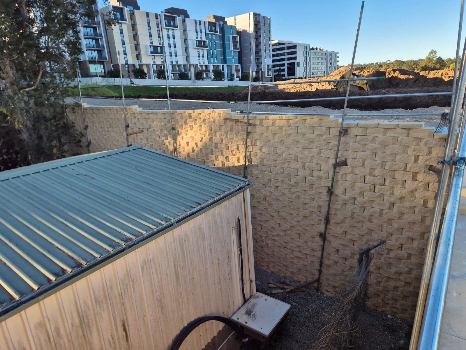 Melrose Earth Strap Retaining Wall by Urbanscapes