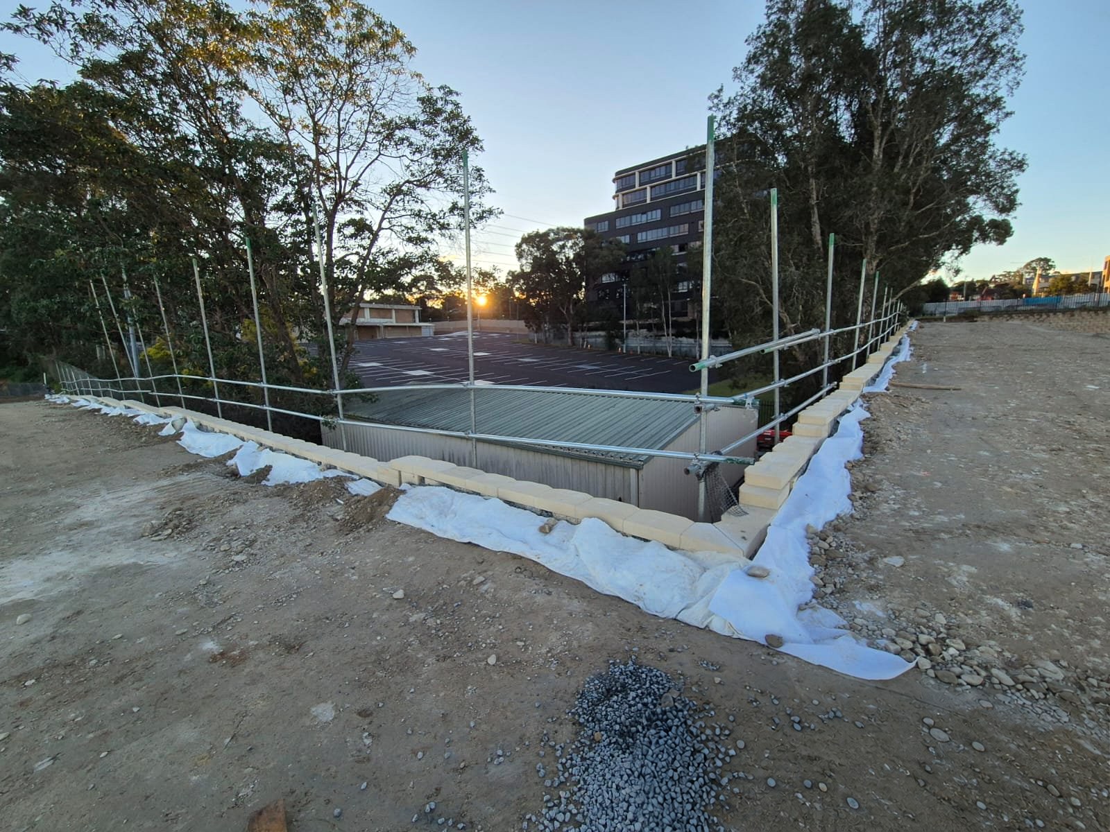 Melrose Earth Strap Retaining Wall — project photo 2